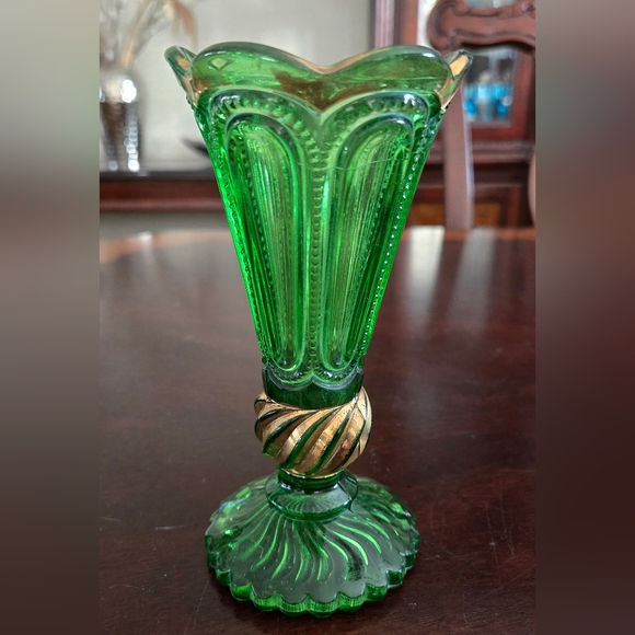 Vintage Trumpet Vase and Bowl - Picture 5 of 16